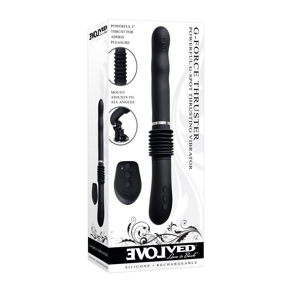 Vibrator G-točke Evolved Črna